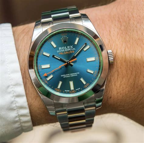 bracciale originale rolex milgauss|rolex milgauss shield.